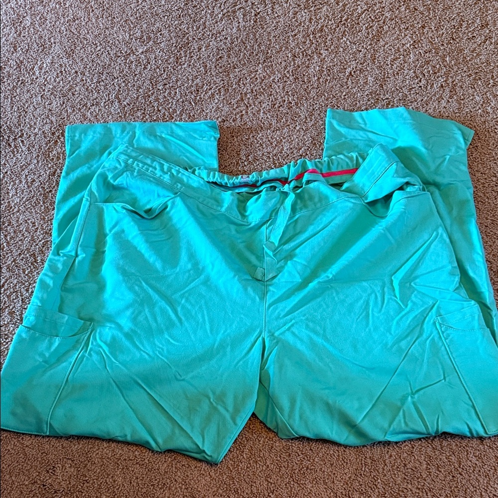 Urbane Women's Aqua Scrub Pants